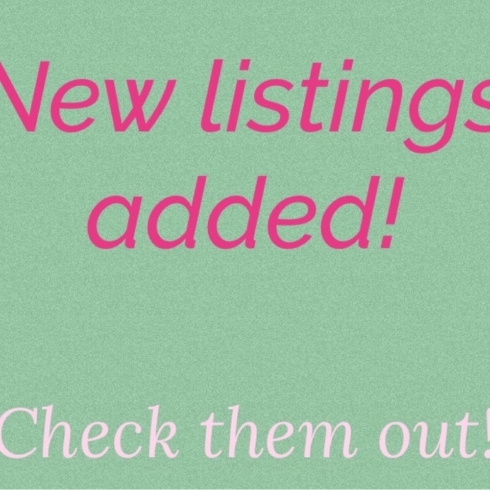 New items just listed